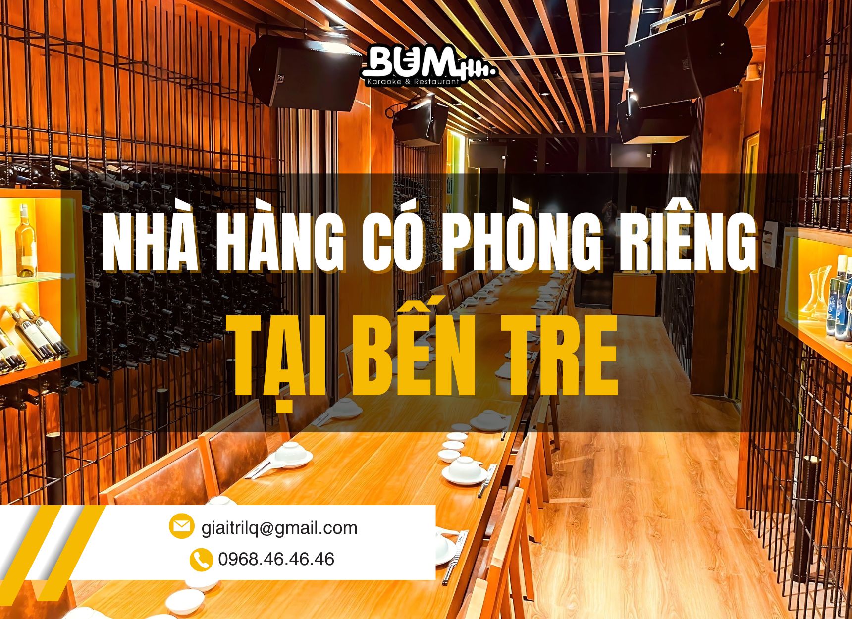 Nhà hàng có phòng riêng ở Bến Tre